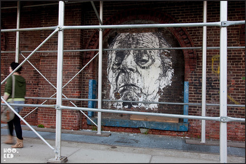 New York Street art by Baltimore based street artist Gaia