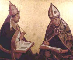 Św. Augustyn z Canterbury i św. Grzegorz Wielki