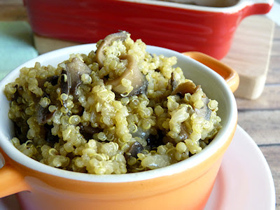 Viva Vegan - Quinotto (Quinoa-Oyster Mushroom Risotto)