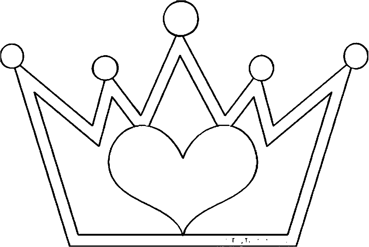 Elsa Crown Coloring Page - 61+ DXF Include