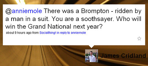 Brompton at Beijing Twitter