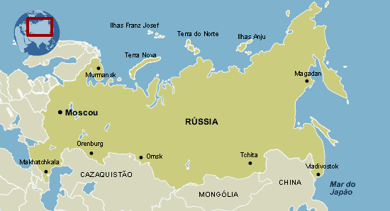 Historiando: Mapa Político da Rússia