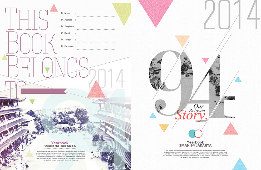  Desain  Cover Buku  Tahunan  Sekolah Guru Paud