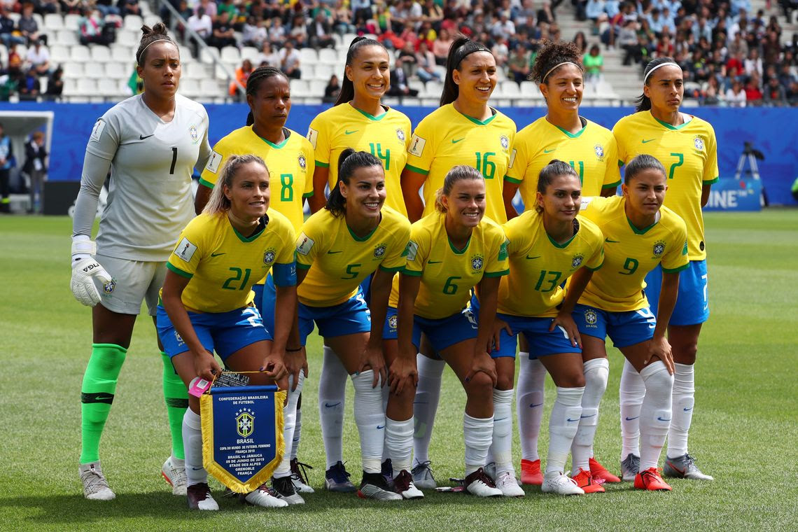 SeleÃ§Ã£o do Brasil na Copa do Mundo de Futebol Feminino - FranÃ§a 2019.
