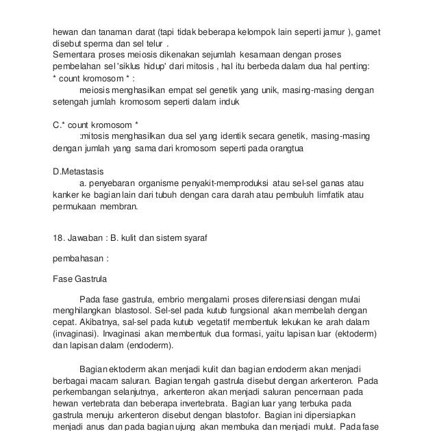 Contoh Soal Struktur Dan Fungsi Jaringan Tumbuhan Beserta Jawaban