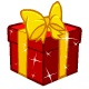 Red and Gold Shining Gift Box