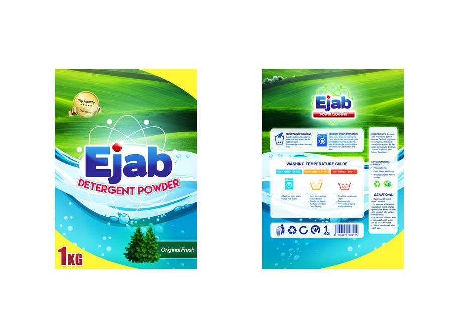 Download Detergent Powder Packaging Design Psd