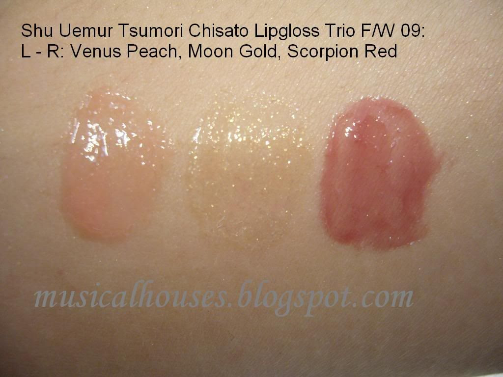Shu Uemura Tsumori Chisato Lipgloss Trio