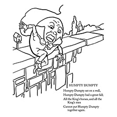 Free Printable Coloring Pages Humpty Dumpty