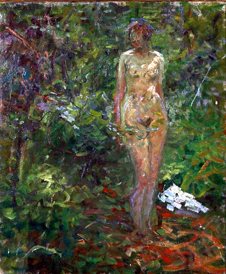Nude In The Woods