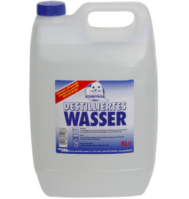 Spülbecken dreieckig: Wasser 5 liter