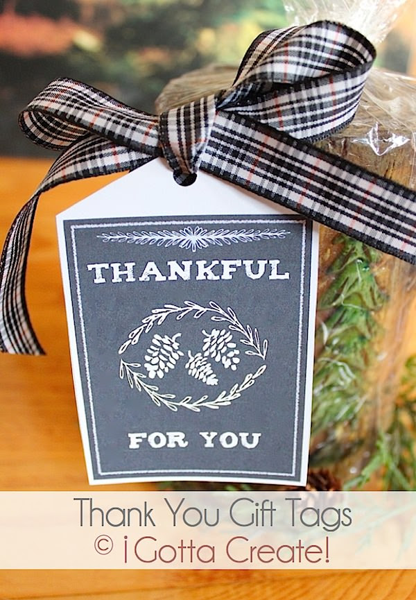 Thankful for You gift tag cover iGottaCreate