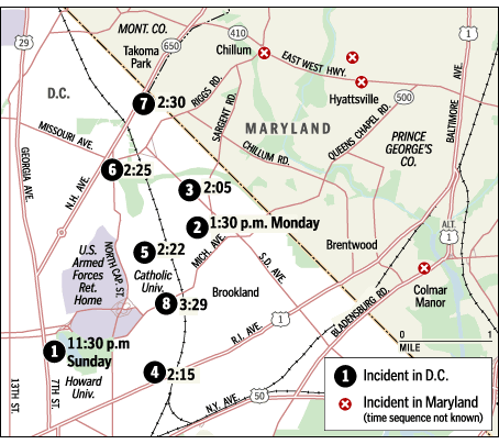 Map By Laris Karklis, The Washington Post - April 18, 2006