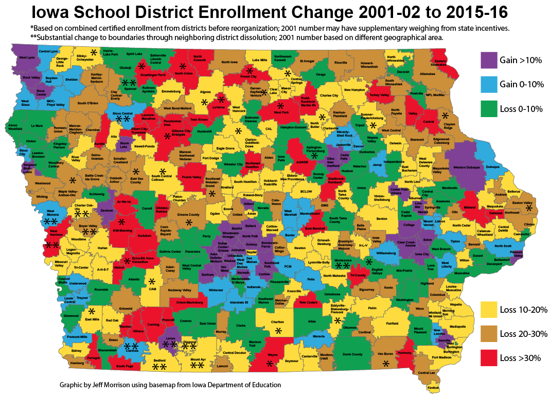 Map Of Iowa School Districts Draw A Topographic Map