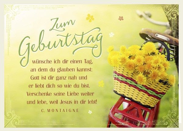 Geburtstagswunsch Christlich