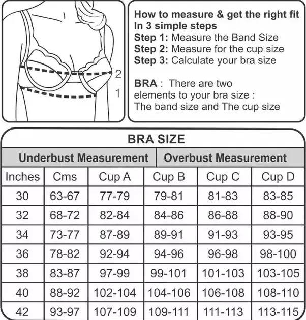 How To Measure Bra Size With Pictures - PictureMeta