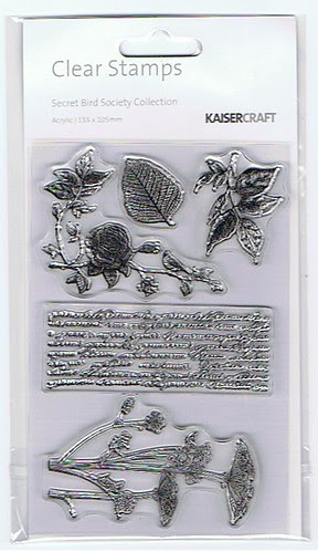 Kaisercraft clearstamps - Secret Bird Society Collection
