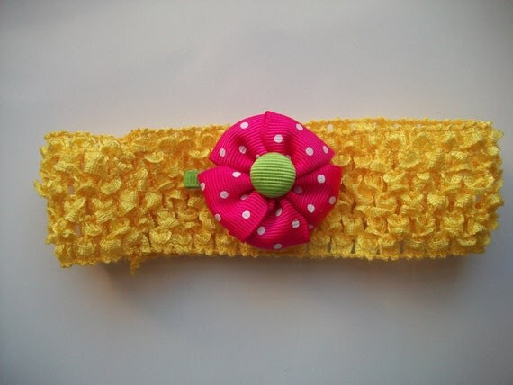 Baby girls headband with flower clip(FREE SHIPPING)
