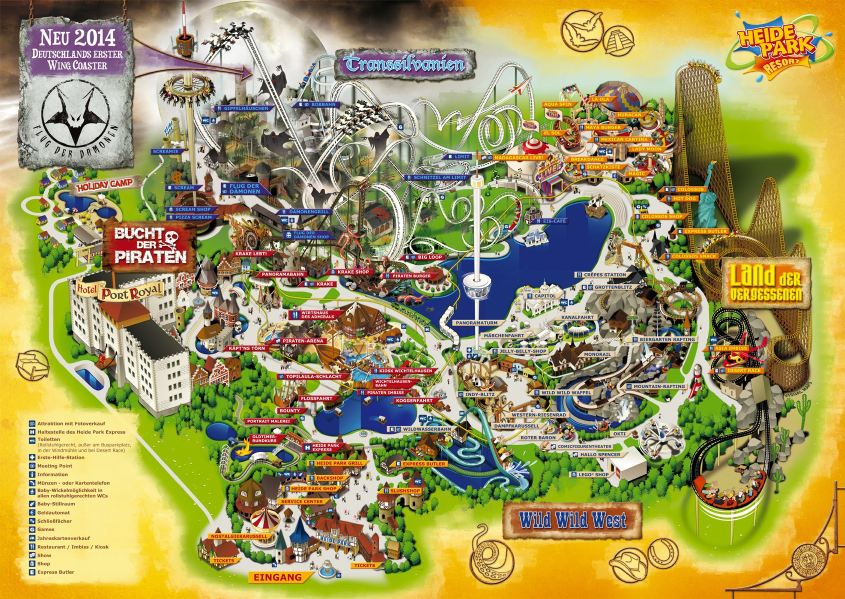 Heide Park Karte | Karte