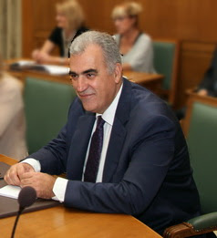 Dimitris Reppas, Minister for Infrastructure, ...
