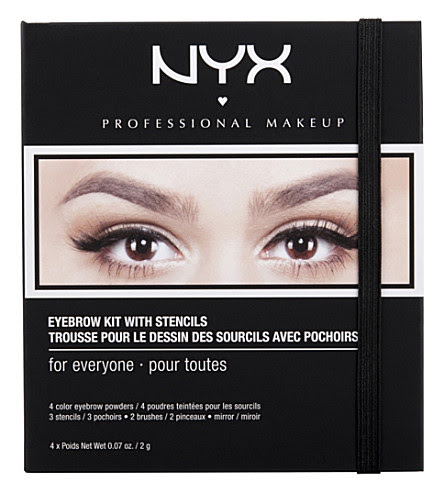 Nyx professional makeup eyebrow kit set with stencil