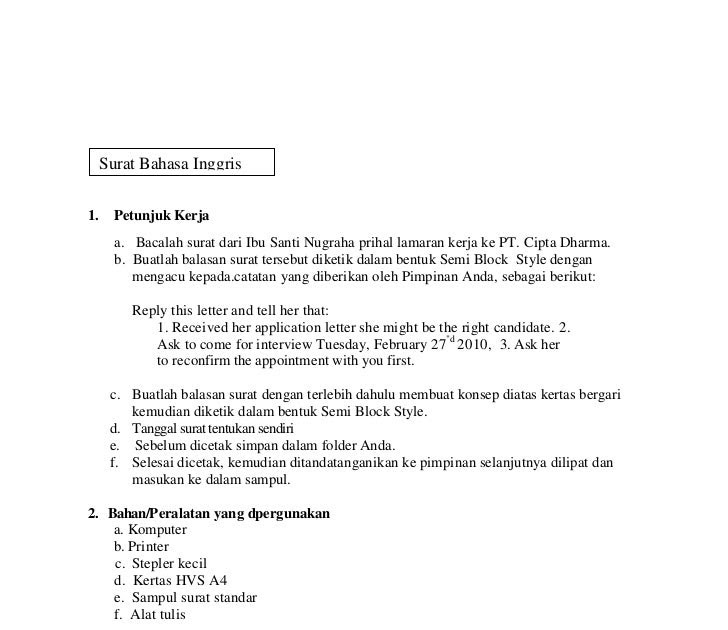 Cara Membalas Email Undangan Interview Bahasa Inggris Bagikan Contoh