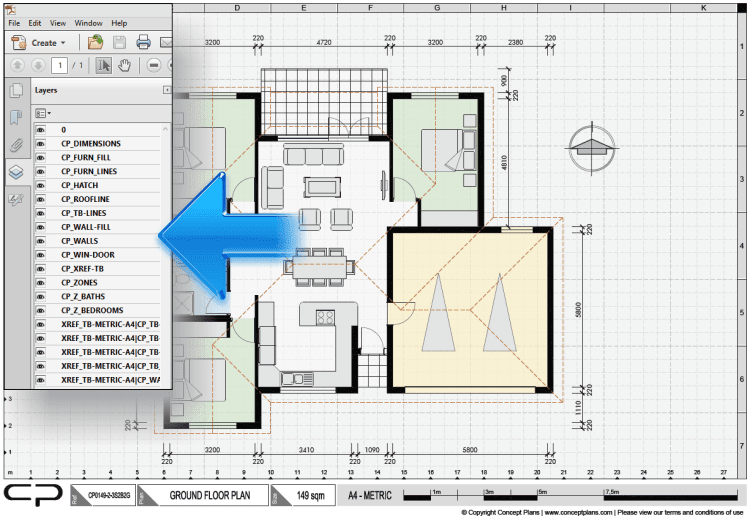 Printable 3 Bedroom Floor Plan With Dimensions Pdf Home