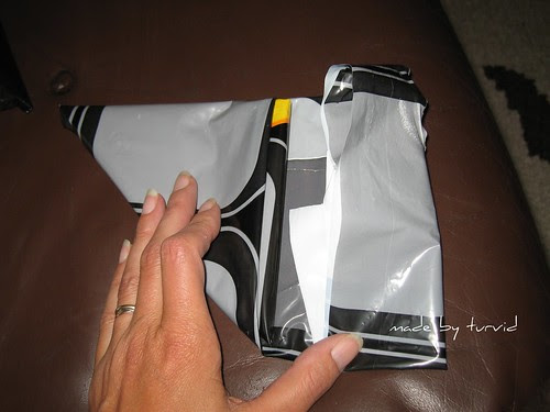 Folding plastic bags