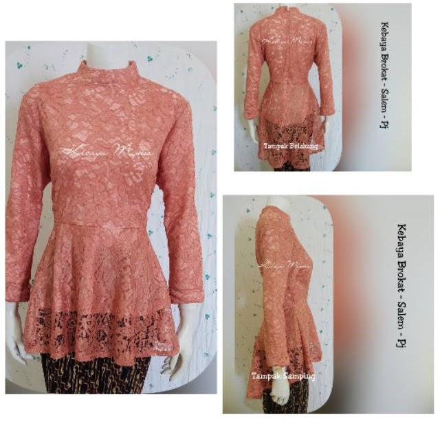 Gambar Kebaya Modern Tampak Depan Tampak Belakang : Gamis Kantoran