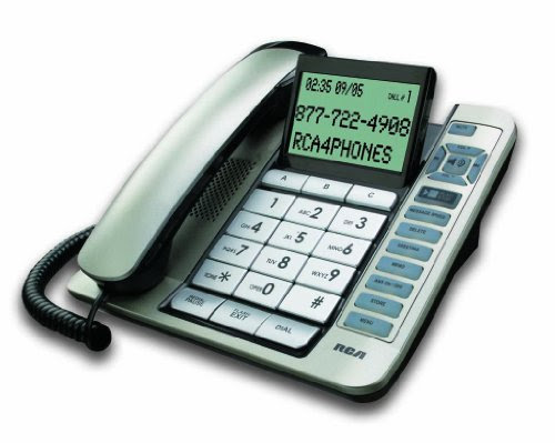 Answering Machine: RCA 1114-1BSGA 1-Handset Landline Telephone