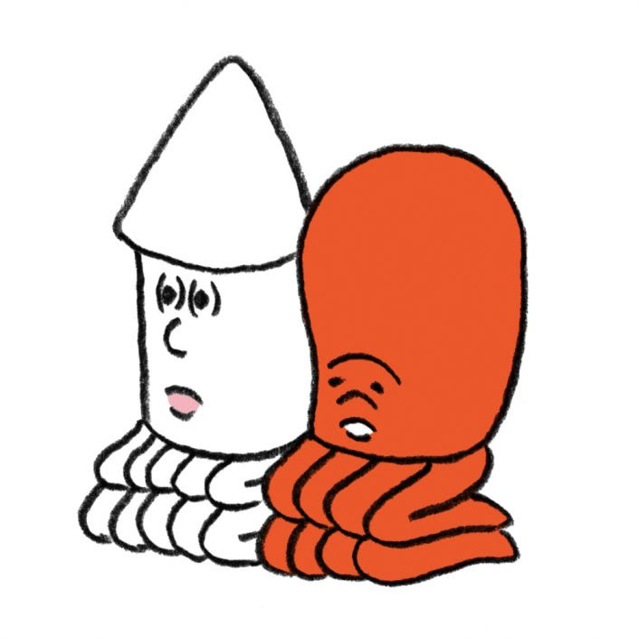 綺麗なかっこいい かわいい タコ イラスト 美しい花の画像