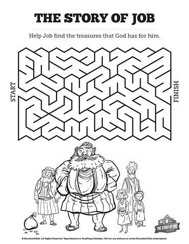 Coloring Pages For Job In The Bible - Learn to Color