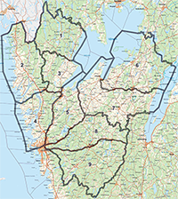 Viltvårdsområden Karta Västernorrland | Göteborg Karta