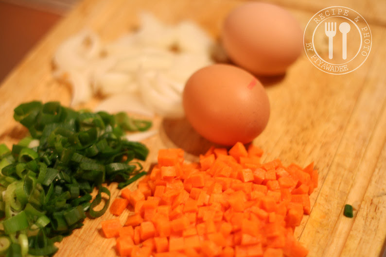 Gebakken rijst : Ingrediënten