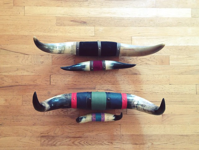 Vintage Steer Horns.