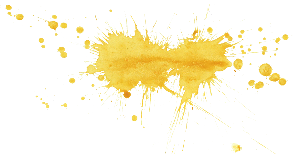 Yellow Paint Splash Vector Png - Ilosofia
