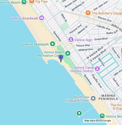 Map Of Venice Beach | Map Of Zip Codes