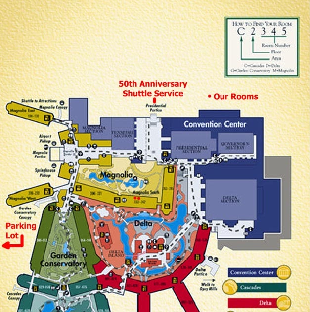 32 Map Of Opryland Hotel Maps Database Source