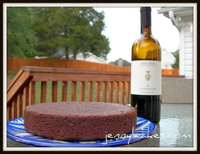 Red Wine Chocolate Cake