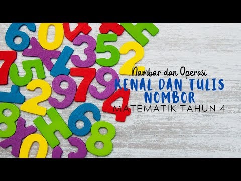 MATEMATIK TAHUN 4 LATIHAN 1  20 JANUARI 2021  NOMBOR BULAT DAN