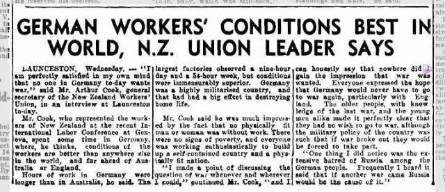 Advocate - German Workers Conditions the Best in the World