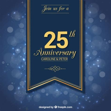 Twenty fifth anniversary ribbon Vector Free Download Twenty fifth anniversary ribbon Vector Free Download