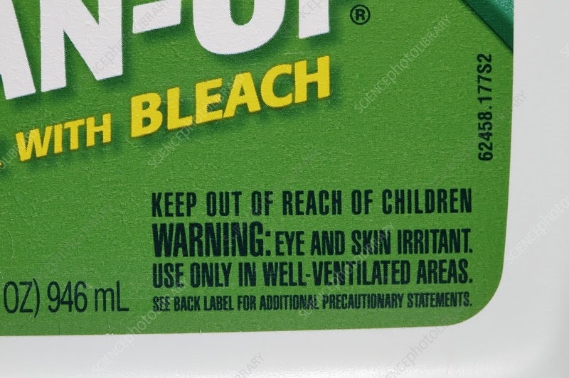 35 Clorox Bleach Warning Label - Labels Information List