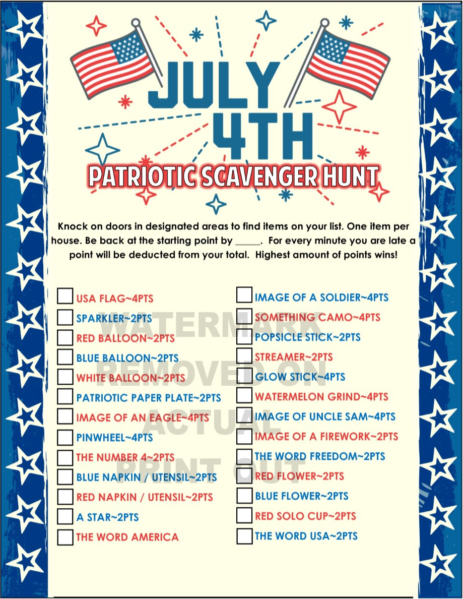 4th Of July Activities For Adults