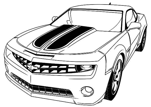 Bumblebee Auto Ausmalbild
