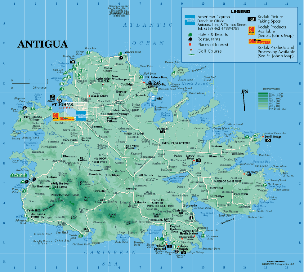 Antigua Karta | Karta