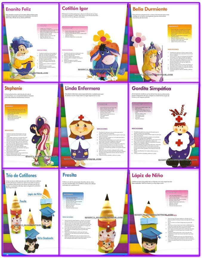 manualidades revistas foami baby shower