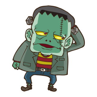 フランケン イラスト イラスト