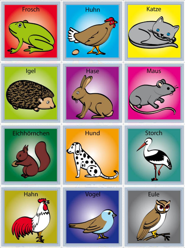 Memory Spiel Zum Ausdrucken Tierfotos : Fächer Memory Arbeitsblatt