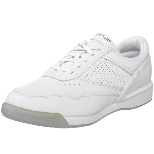 Walking Shoes: Rockport Women's Prowalker Sneaker,White,5 M US